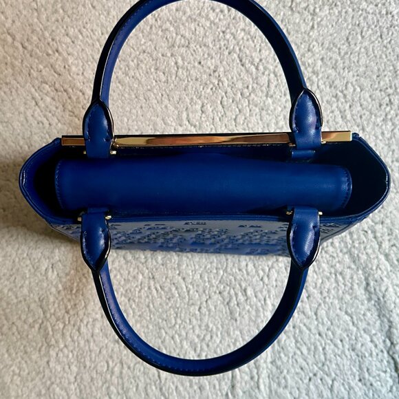 Gianfranco Ferré GFF Royal Blue Handbag - Picture 7 of 16